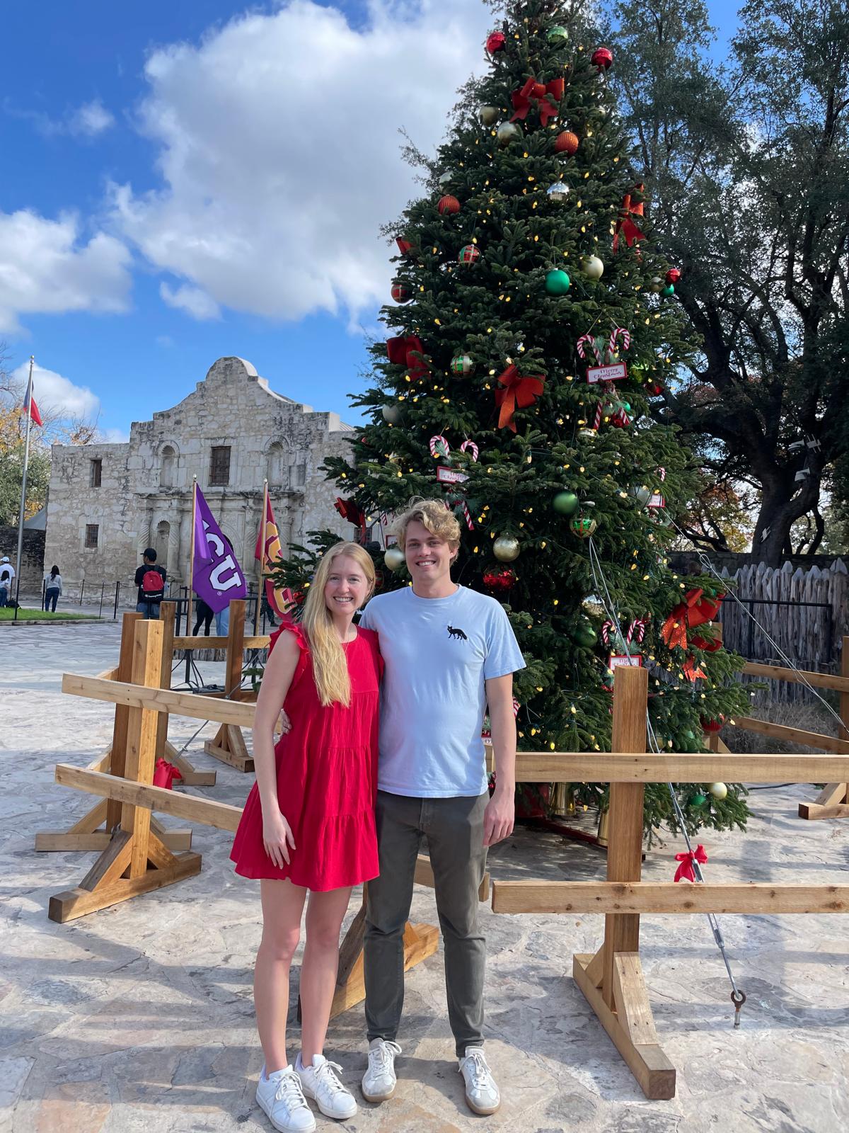 Marcus and Victoria at the Alamo