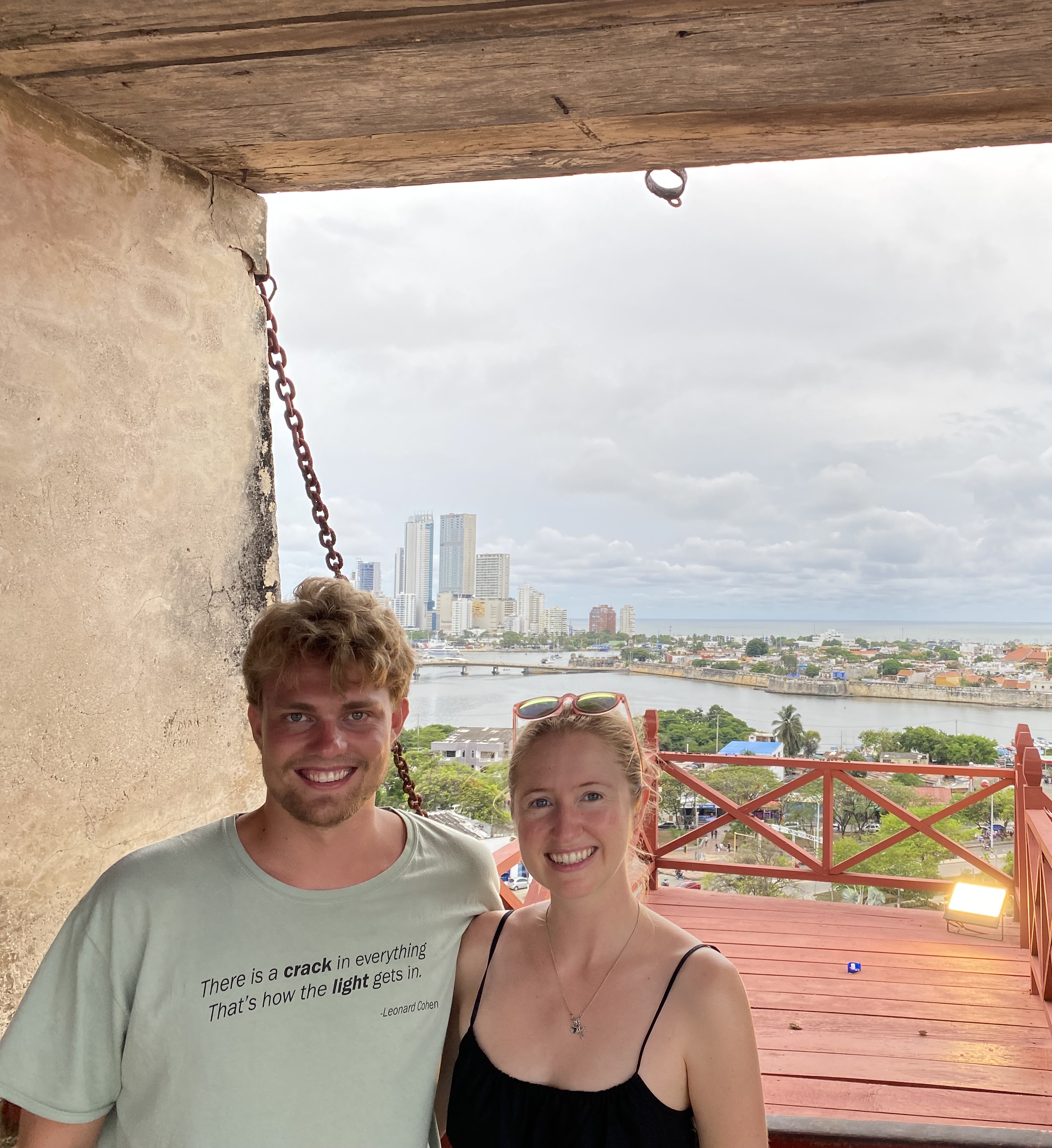 Marcus and Victoria in Cartagena