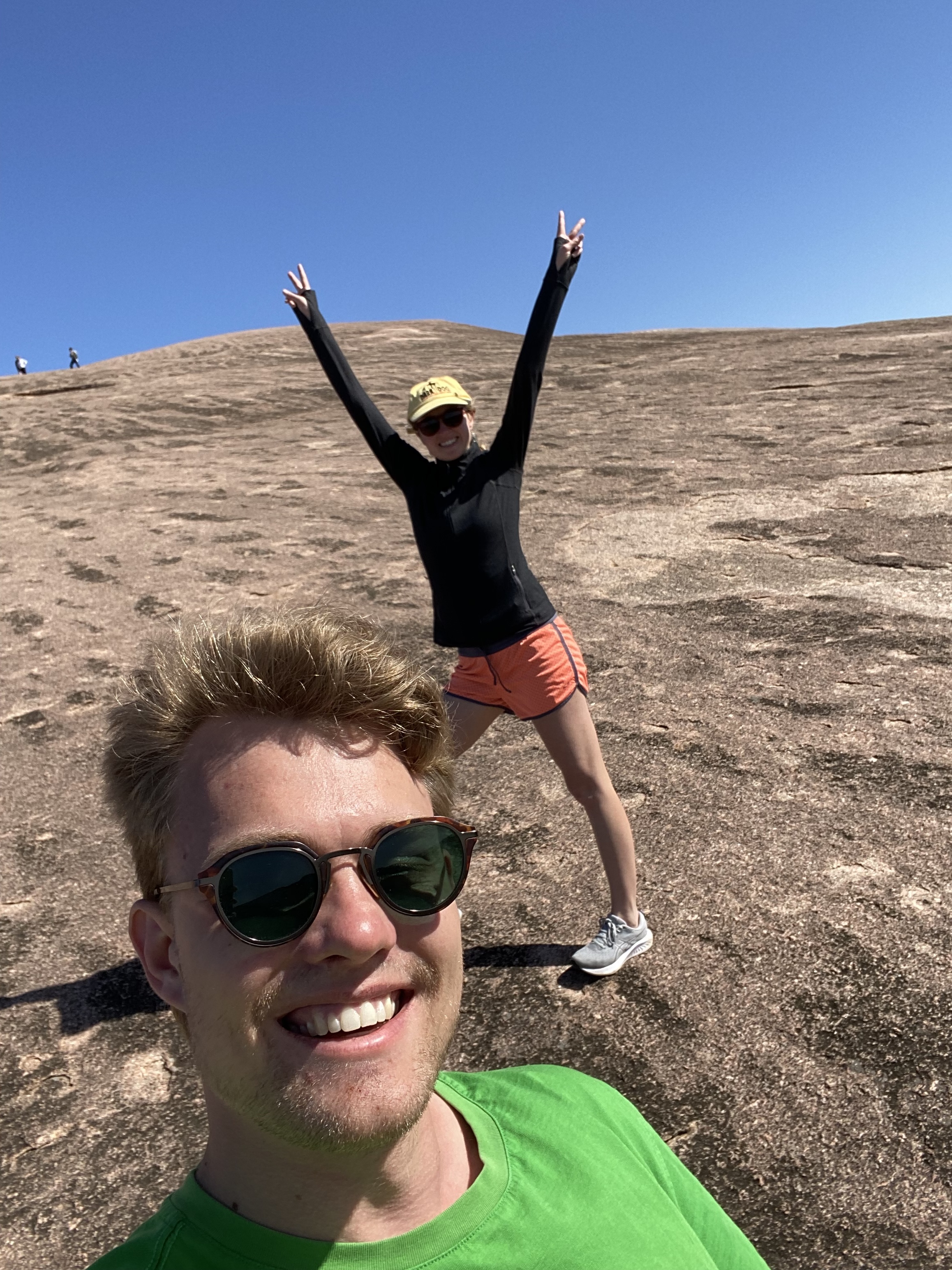 Marcus and Victoria hiking