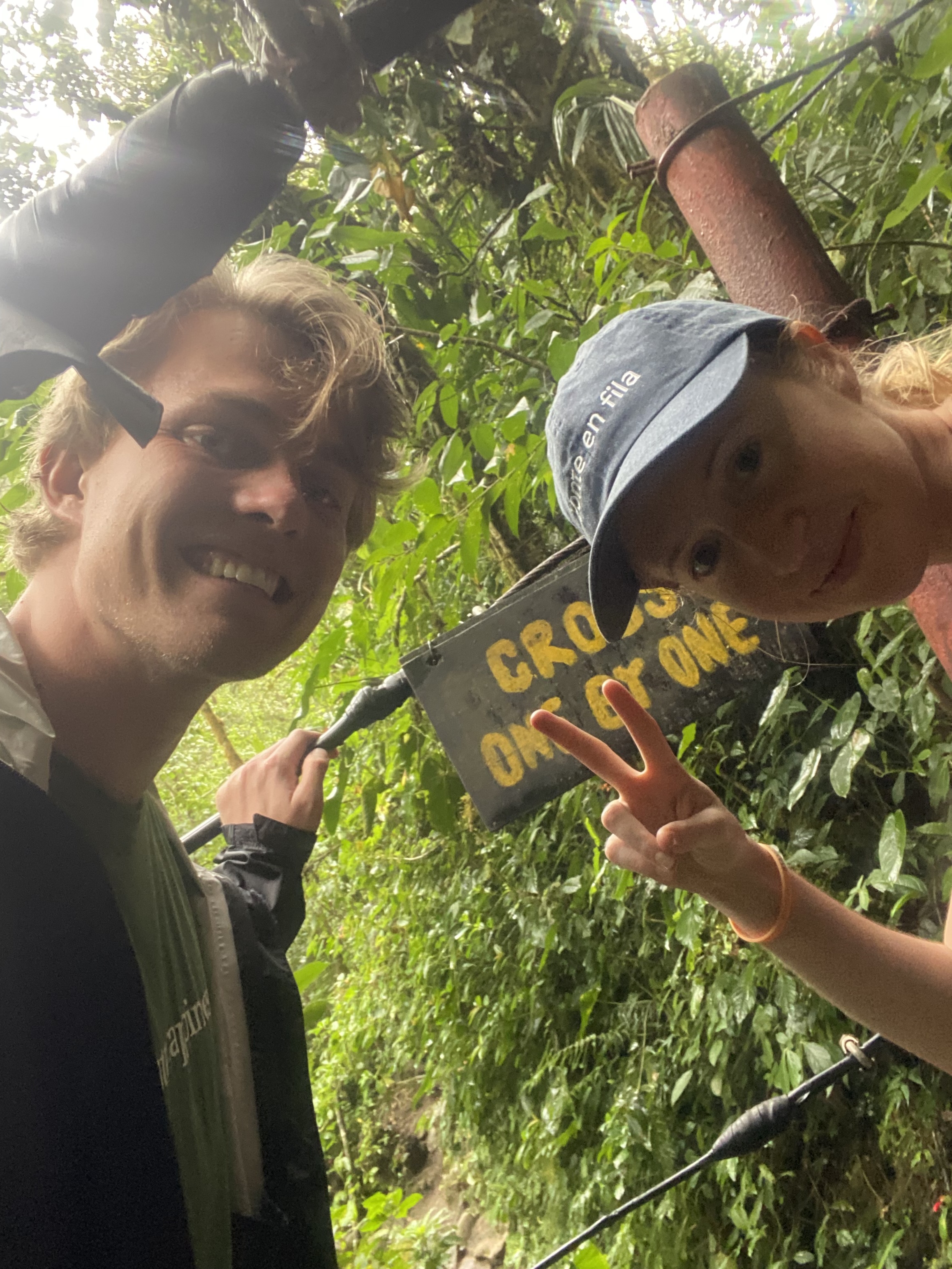 Marcus and Victoria in the jungle